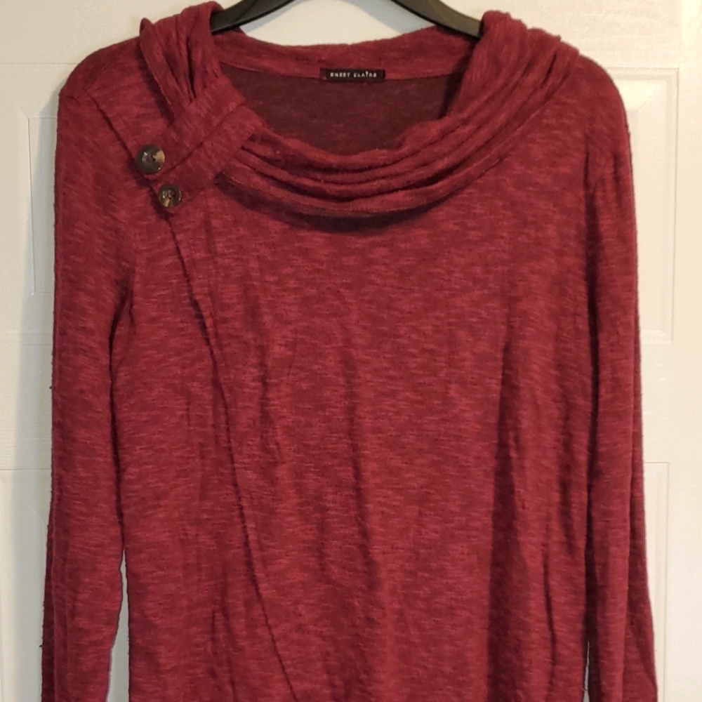 Burgundy sweater